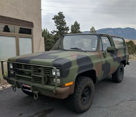 If you have the cash and. . 1985 cucv blazer for sale